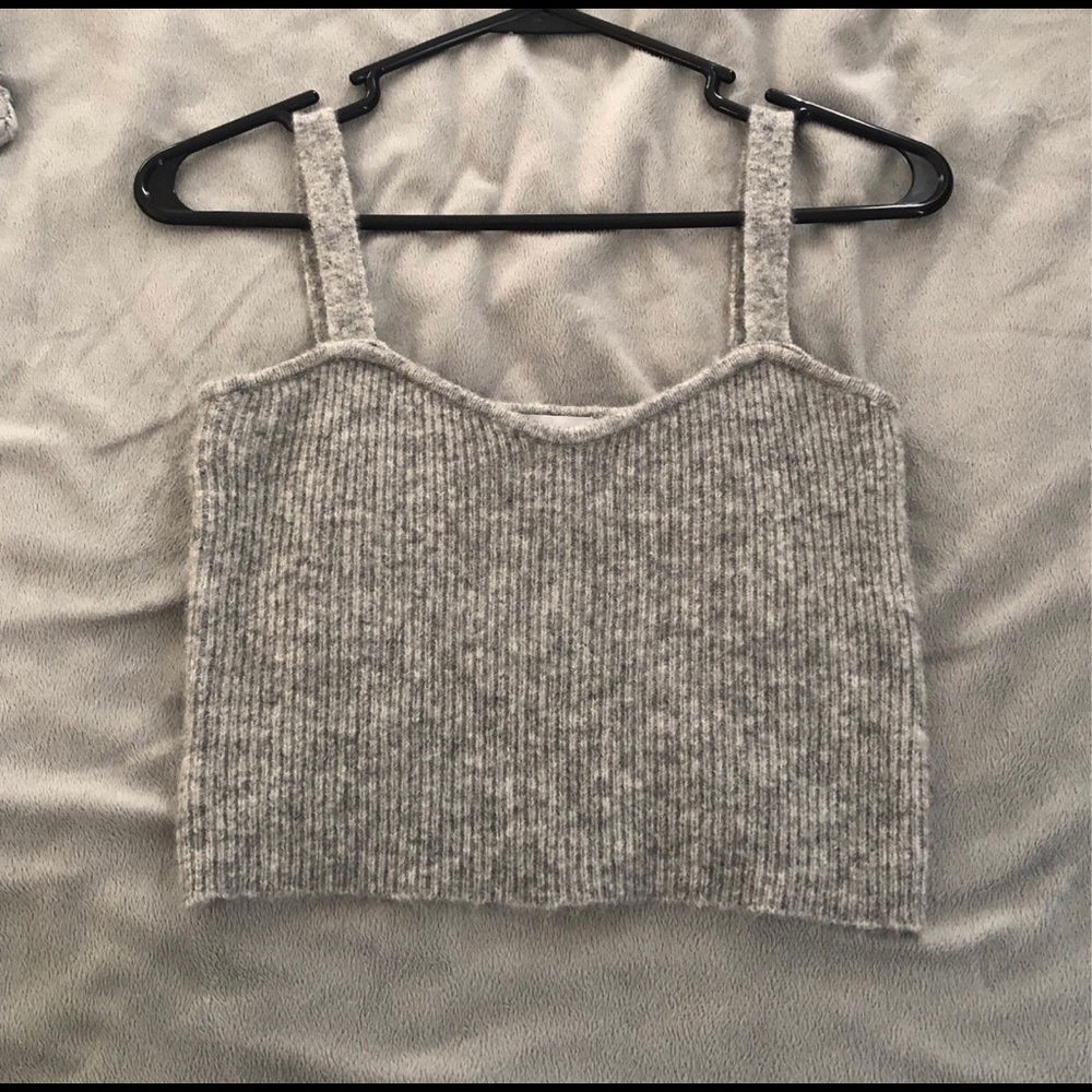 Brand new zara knit crop top